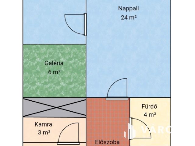 Galériás lakás kiadó Óbuda központjában