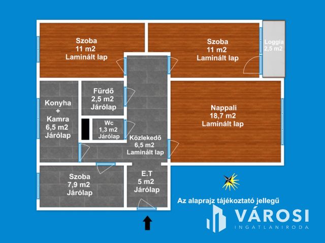 2+2 es panel lakás kiadó a Tabán utcában