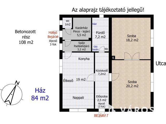 Szép családi ház eladó Öttevény csendes utcájában